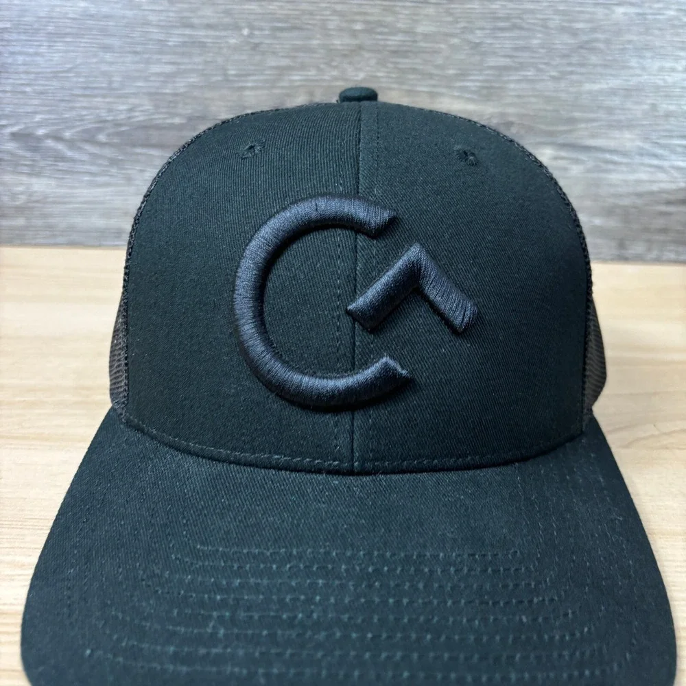 C Hat Cap Snapback Black One‎ Size Adjustable